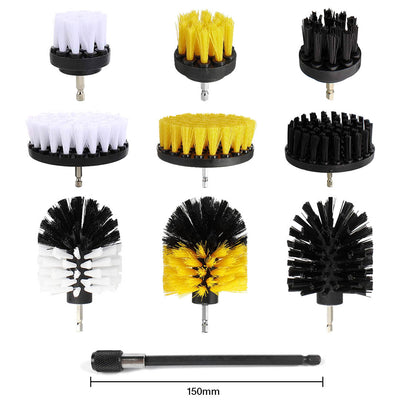 Drill Brush MIX PACK + 150mm extension rod