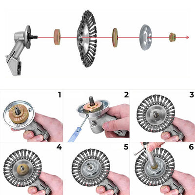 Trimmer Steel Brush (COARSE)